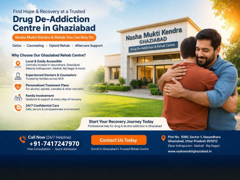 Drug De-Addiction Centre in Ghaziabad | Nasha Mukti Kendra & Rehab