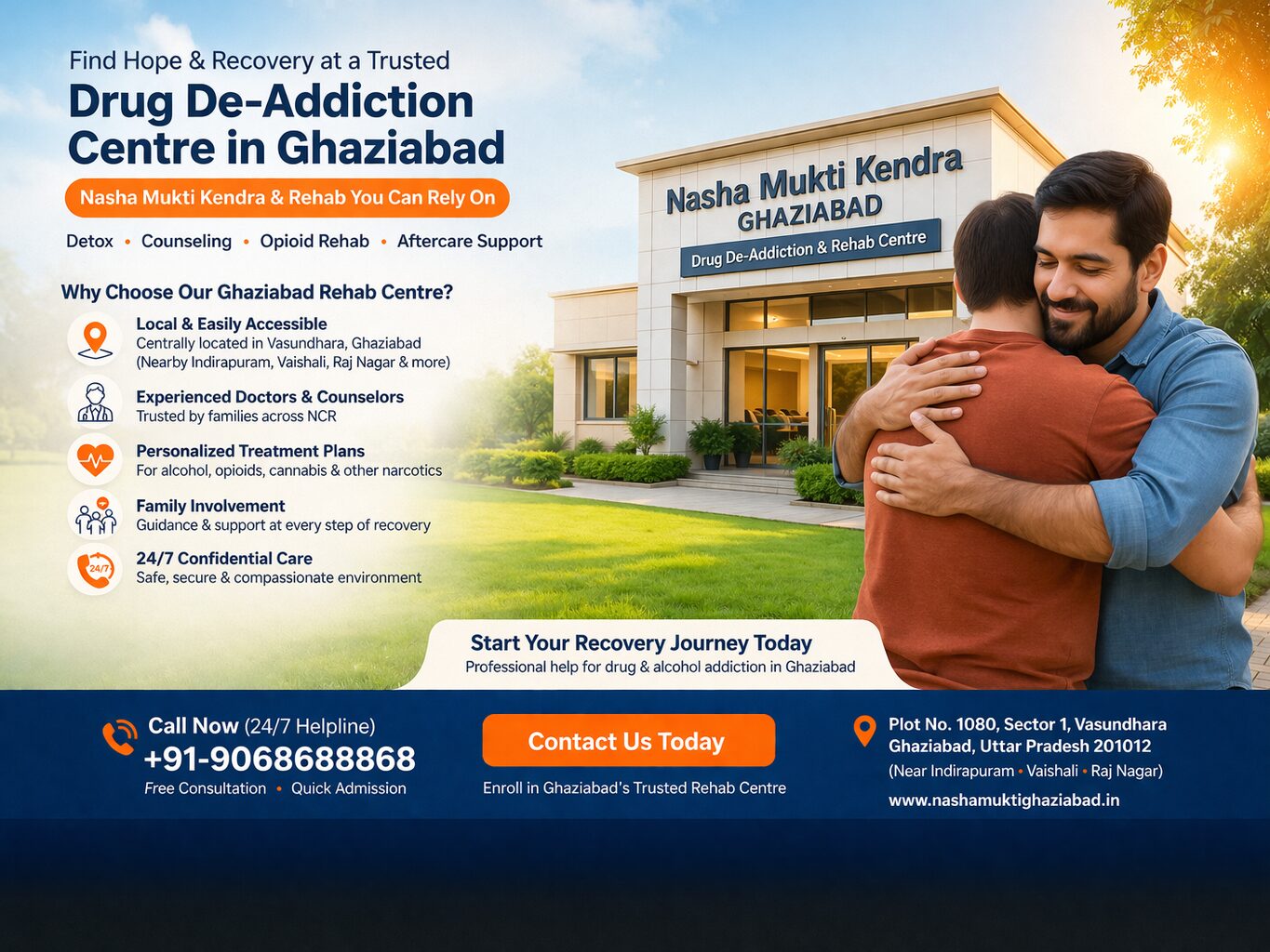 Drug De-Addiction Centre in Ghaziabad | Nasha Mukti Kendra & Rehab