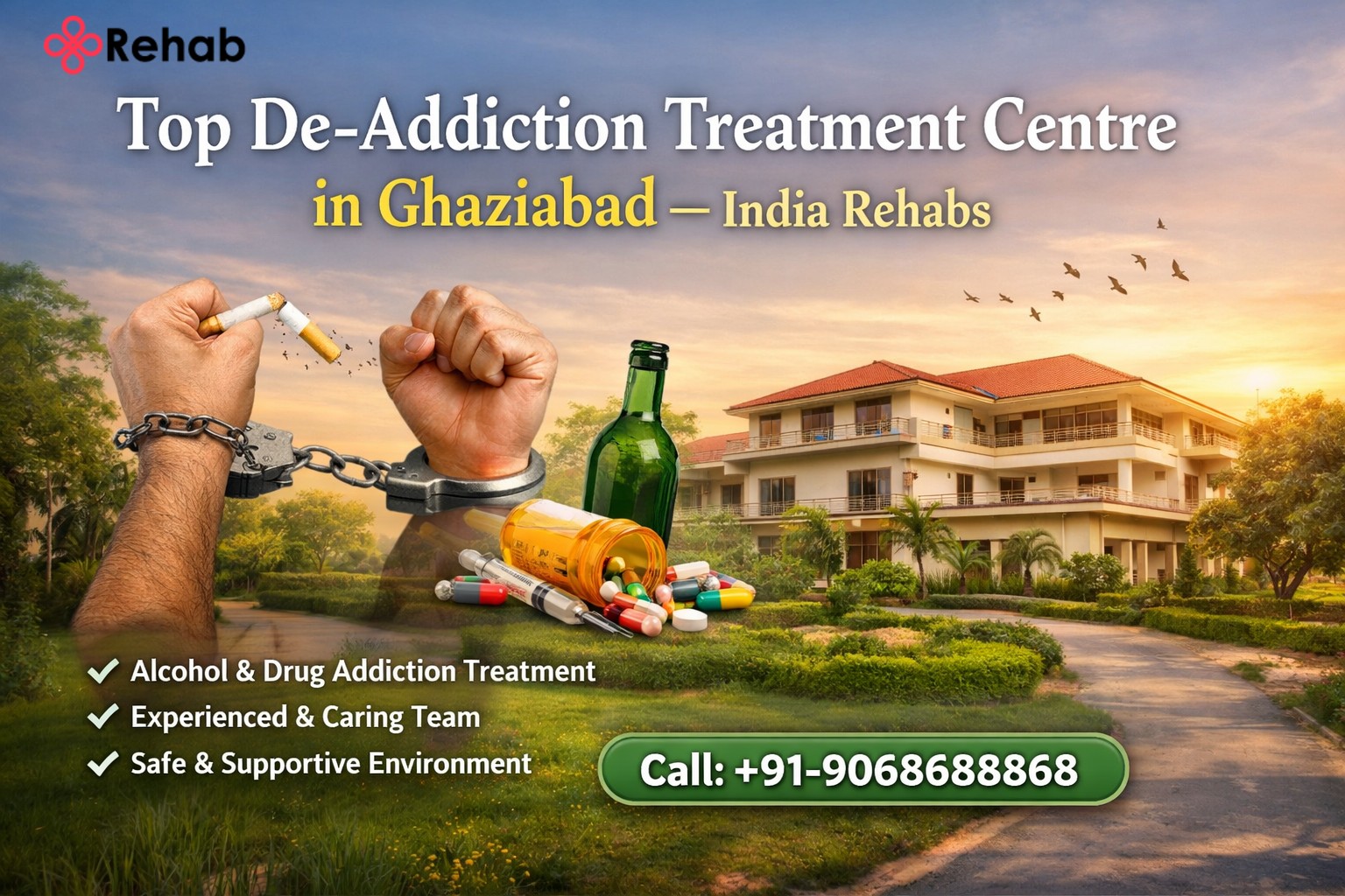 De-Addiction Treatment Centre in Ghaziabad – Professional Healing Services