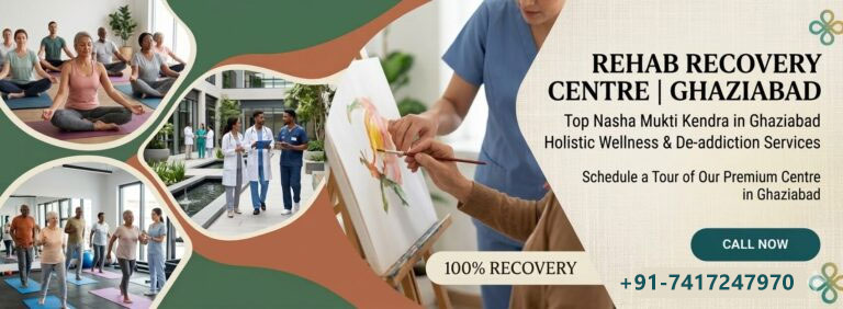India Rehabs is a trusted top Nasha Mukti Kendra in Ghaziabad offering drug and alcohol addiction treatment, detox programs, and counseling with 15+ years experience.