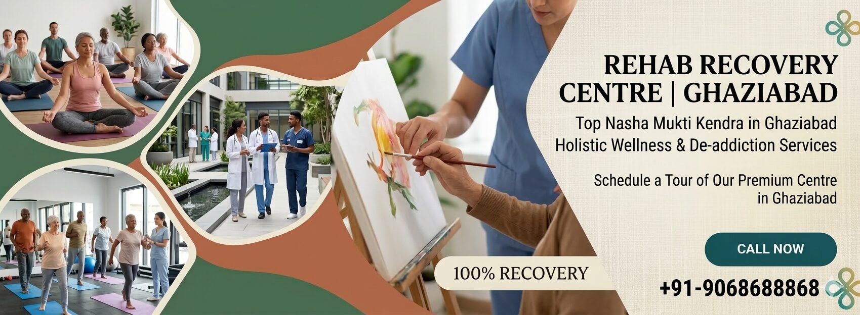 India Rehabs is a trusted top Nasha Mukti Kendra in Ghaziabad offering drug and alcohol addiction treatment, detox programs, and counseling with 15+ years experience.